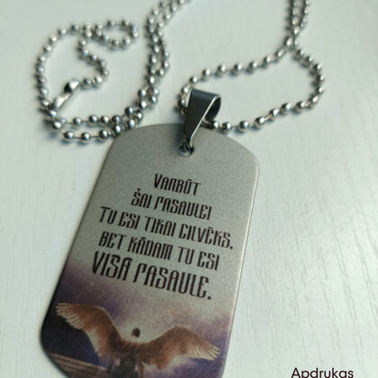 Kaklrota ar kulonu, cena ar apdruku 7 eur