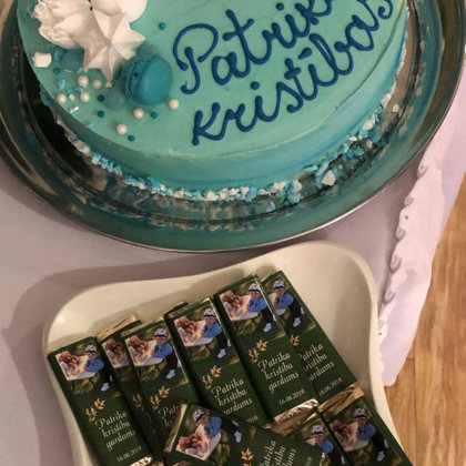 Personalizētas mazās šokolādītes, cena 1,20 eur/gb