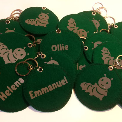 Piekariņš - atstarotājs /filcs / D-8cm / 2,50 eur (<30 gb - 2,25 vai 2 eur/gb)