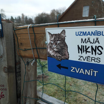 Sētas brīdinājuma plāksnes ar personalizētu apdruku, A5 - 8,50 eur