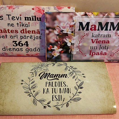 Personalizēta 100g šokolāde, cena 3,50 eur