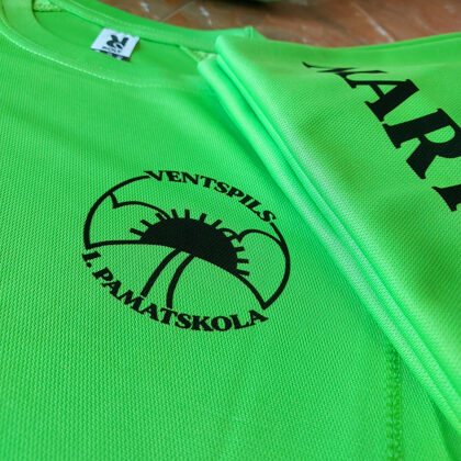 Sintētiski sporta krekli, apdrukāti sublimācijas tehnikā