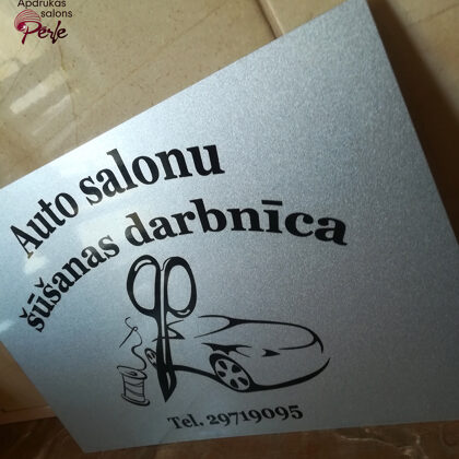 Alumīnija plāksnes ar dažādiem pārklājumiem sublimācijas apdrukai.