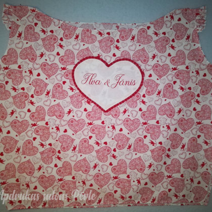 Dubultais naktskrekls un mices guldināšanai jaunlaulātajiem / Komplekta cena 37 eur