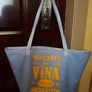 Auduma soma ar apdruku / 18 eur